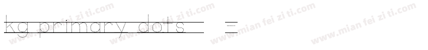kg primary dots 字体下载字体转换